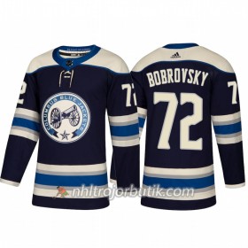 Män Ishockey Columbus Blue Jackets Tröja Sergei Bobrovsky 72 Alternate Adidas 2018-19 Authentic